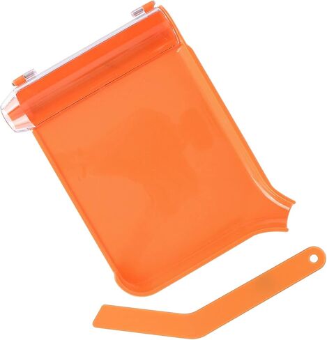Counting Tray, Counter with Spatula Counting Tray Orange Non Clean Pills Dispenser Tray with Spatula Transparent Lid Vitamin C E Counter Tablet Count in Saudi Arabia