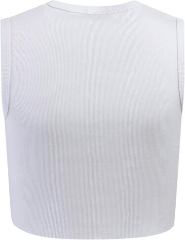 Hype & Vice Cut-Off Tank for Women (Small) - University of Michigan Top for Women, Cropped Fit Tank Top, College Shirts for Game Days - Navy in Kuwait