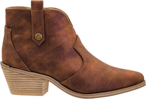 حذاء Corkys Footwear Hey Girl للسيدات لوقت الإغلاق - يتميز بخياطة أنيقة على الطراز الغربي، وكعب 2.5 بوصة، ونعال داخلية مريحة للارتداء طوال اليوم in Saudi Arabia