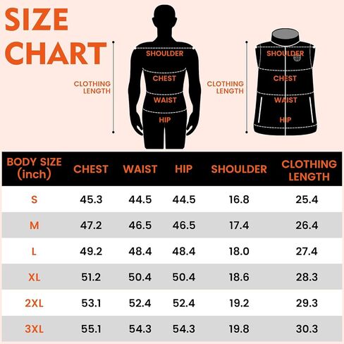Heated Vest for Men Women with Rechargeable Battery, Electric Warming Heated Jackets in Saudi Arabia