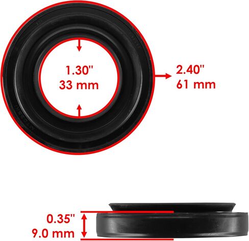 Caltric Rear Differential Seal and O Ring Kit Compatible with Yamaha Rhino 450 2006 2007 2008 2009 in Saudi Arabia