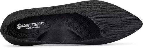 Frank Mully Women's Wide Width Flat Shoes, Comfortable Pointed Toe Flats for Wide Feet in Saudi Arabia