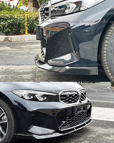 FITS 2023+ BMW G20 LCI 330i M340i MP STYLE GLOSS BLACK FRONT BUMPER LIP SPLITTER in Saudi Arabia
