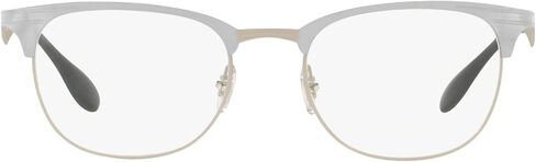 Ray-Ban RX6346-3023 Eyeglasses MATTE SILVER TOP MATTE WHITE M 50mm in Saudi Arabia