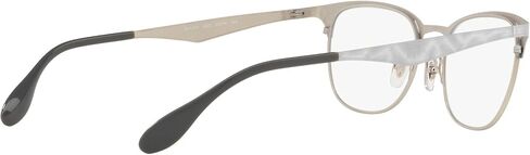 Ray-Ban RX6346-3023 Eyeglasses MATTE SILVER TOP MATTE WHITE M 50mm in Saudi Arabia