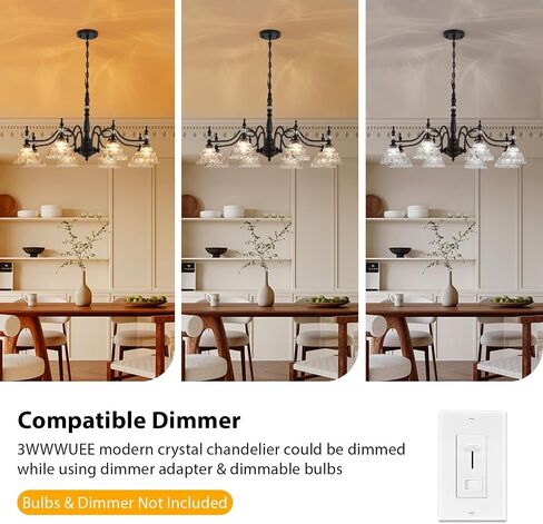 Vintage Gold Chandelier 3-Light Farmhouse Hanging Light Fixture with Glass Lampshade 25'' Large Rustic Chandelier for Living Room, Dining Room, Bedroom, Entryway, G9 Base in Saudi Arabia