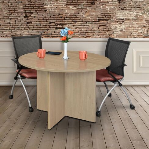 Regency Legacy 3.5 ft Round Conference Table- Neo Walnut in Kuwait