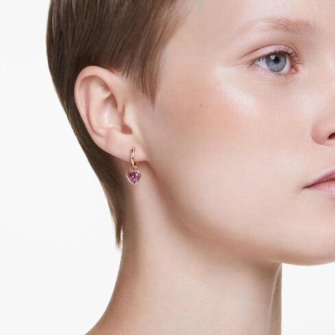 Swarovski Stilla 5684760 red heart earrings in Saudi Arabia
