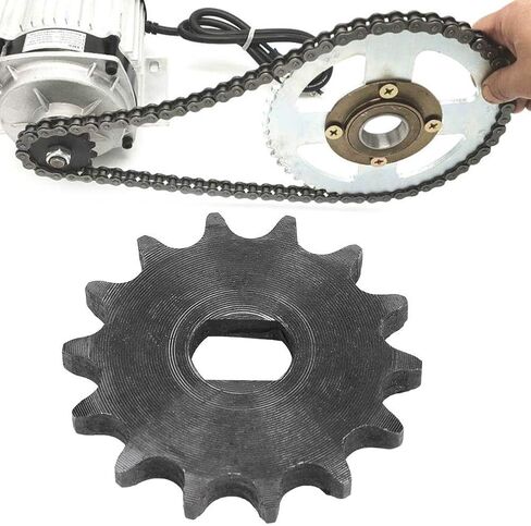 Keenso Chain Sprocket Gear,14 Tooth Sprocket Pinion Gear 428 Metal Chain Sprocket for Electric Scooter 12x17mm in Saudi Arabia
