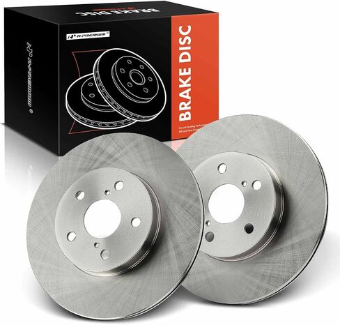 A-Premium 11.88 inch (301.7mm) Front Vented Disc Brake Rotors Compatible with Select Toyota Models - RAV4 1996-2003, 2-PC Set in Saudi Arabia