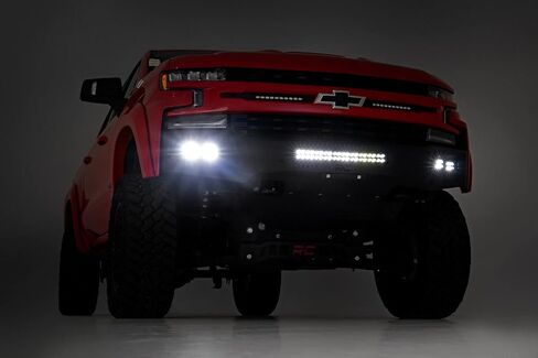 Rough Country Front High Clearance LED Bumper for 19-22 Silverado 1500-10757A in Saudi Arabia