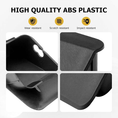 Bacar Front Bumper End Caps 55078138AA Bumper Plug Bumpers Cover 2Pcs for Jeep Wrangler TJ 96-06 ABS Black in Saudi Arabia