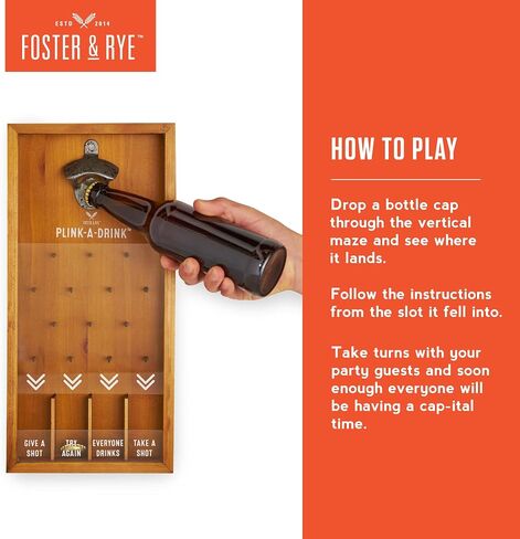 Foster & Rye Putt & Shot Mini Golf Shot Game Set - Mini Golf Drinking Games for Adults Party with Shot Glasses - for 2+ Players in Saudi Arabia