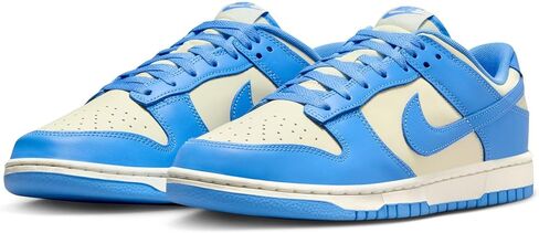 حذاء Nike Dunk Low Retro للرجال (DV0833-113، حليب جوز الهند/أحمر صالة الألعاب الرياضية/أزرق شراعي/أزرق جامعي) مقاس 11 in Saudi Arabia