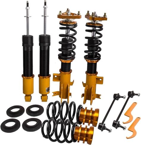 Coilovers Kits Compatible with Civic 2012 2013 2014 2015 AAdjustable Damper Shocks Absorbers Coilover Coil Spring Kit car Accessories in Saudi Arabia