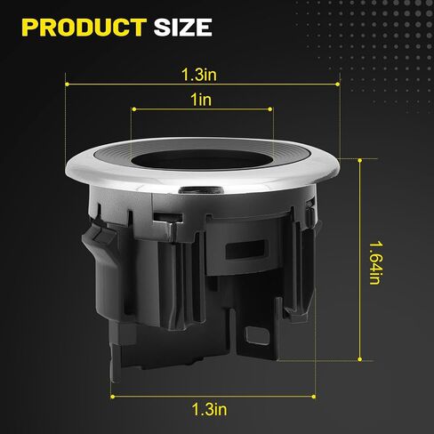 285903JA0A Switch Start-Stop Button Ring Compatible with Nissan Altima 2013-2018 Titan 2016-2020 Maxima 2016-2020 Pathfinder 2013-2020 BMW X3 2011-2013 Replace 28590-3JA0A in Saudi Arabia