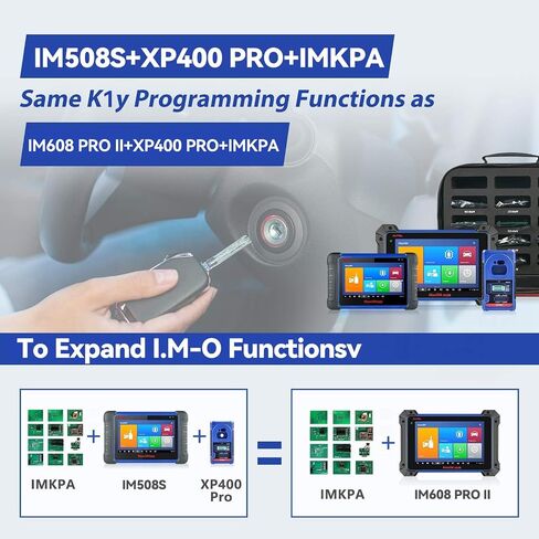 Autel MaxiIM IMKPA KIT - 12Pcs Expanded Fo-b Programming Chips w/Case, Work with XP400 PRO + Autel IM608 PRO II IM608S II IM608 PRO IM608 II IM508S IM508, Advanced for Benz/BWM/VW/Audi in Saudi Arabia