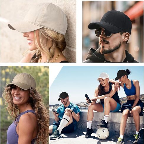 2 Packs Womens Baseball Caps Plain Baseball Hat Summer Sun Visor Hats Baseball Cap Men Adjustable Dad-Hat in Saudi Arabia