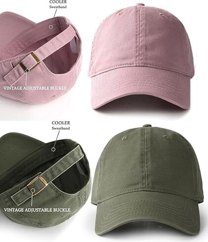 2 Packs Womens Baseball Caps Plain Baseball Hat Summer Sun Visor Hats Baseball Cap Men Adjustable Dad-Hat in Saudi Arabia