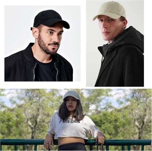 2 Packs Womens Baseball Caps Plain Baseball Hat Summer Sun Visor Hats Baseball Cap Men Adjustable Dad-Hat in Saudi Arabia