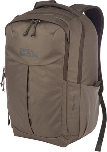Eddie Bauer Robson Backpack 30L | Everyday Carry | Work | Travel | Commuter | Padded Laptop Sleeve | Stretch Bottle Pockets | Lightweight | Durable - Dark Purple in Saudi Arabia