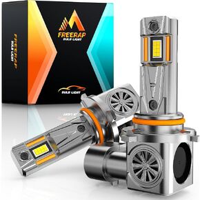 H1 Upgraded Bulbs, 26000LM 6500K Brightness Fog Light Bulbs with Cooling Fan, 1:1 Design, IP68, Plug and Play, Pack of 2 (H1) in Saudi Arabia