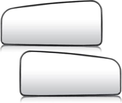 Driver Left+Passenger Right Side Lower Mirror Glass Replacement for 2015-2020 Ford F150, 2017-2020 F250 F350 Super Duty F450 F550 Tow Mirror Glass without Auto-Dimming Blind Spot in Saudi Arabia