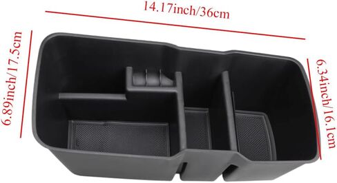 Riloer Center Console Organizer Tray, Compatible with Kia 2021-2024 EV6, Middle Console Armrest Box Secondary Storage in Saudi Arabia