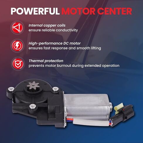 MOCA 742-601 Power Window Motor Fit for Toyota 2000-2006 Tundra 4.7L, 1995-2004 Tacoma 2.4L 2.7L 3.4L, for Chevrolet 1998-2002 Prizm 1.8L, for Mitsubishi 1997-2003 Montero Sport 3.0L in Saudi Arabia