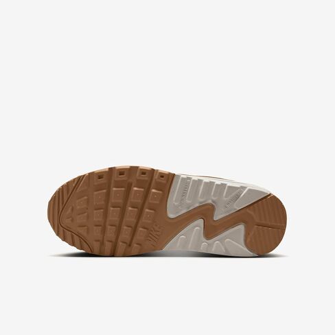 Nike Air Max 90 Big Kids' Shoes (HF6358-200, Flax/Sail/Flax) Size 7 in Saudi Arabia