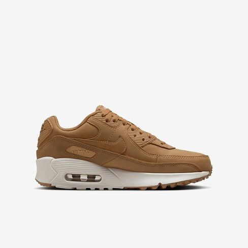 Nike Air Max 90 Big Kids' Shoes (HF6358-200, Flax/Sail/Flax) Size 7 in Saudi Arabia