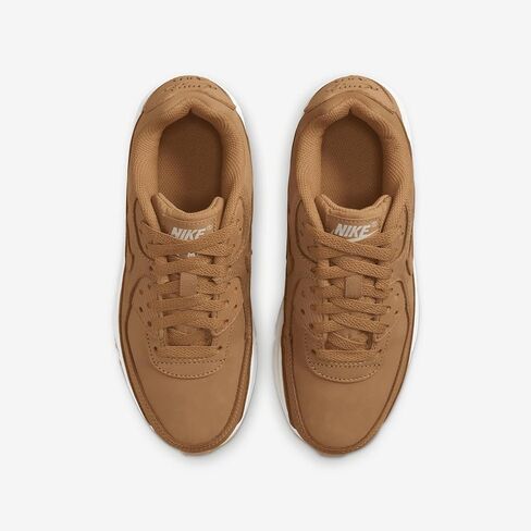 Nike Air Max 90 Big Kids' Shoes (HF6358-200, Flax/Sail/Flax) Size 7 in Saudi Arabia