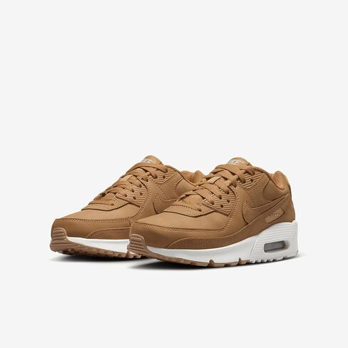 Nike Air Max 90 Big Kids' Shoes (HF6358-200, Flax/Sail/Flax) Size 7 in Saudi Arabia