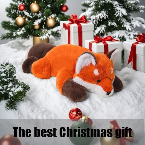 Cute Fox Plush Pillow, Kawaii Plushies Red Fox Stuffed Animals, Cuddle Foxes Plush Pillow for Kids & Girls (25.5in) in Saudi Arabia