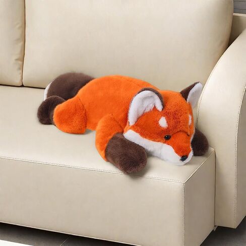 Cute Fox Plush Pillow, Kawaii Plushies Red Fox Stuffed Animals, Cuddle Foxes Plush Pillow for Kids & Girls (25.5in) in Saudi Arabia
