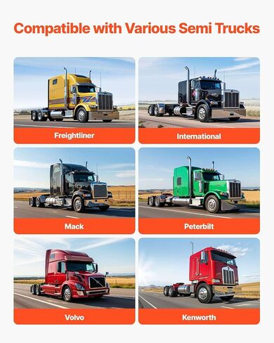 VEVOR Chrome Straight Spring Loaded Mud Flap Hangers, 2-1/2" Bolt Spacing Mudflap Hangers for Semi Trucks, 1 Pair Heavy Duty Semi Truck Mud Flap Hanger Set with Aluminum Reflective Plates, Silver in Saudi Arabia