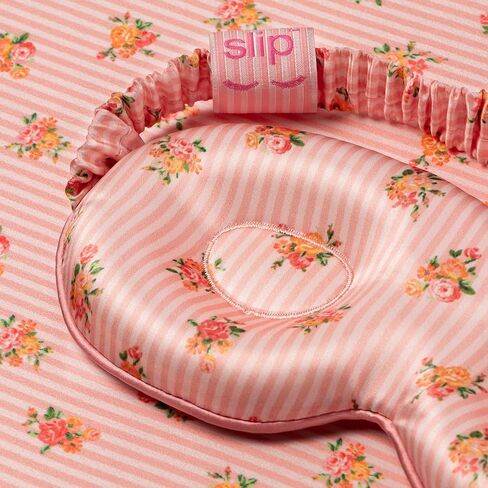 Slip Pure Silk Beauty Sleepover Set: Includes Hazel Contour Mask for Delicate Lashes, Black Large Scrunchie & White Skinny Scrunchie (Limited Edition) in Kuwait
