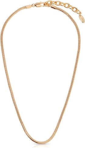 Ettika Gold Chain Necklace Women. Chain Necklaces For Women,18K Gold Plated. Classic Snake Chain Necklace. Jewelry in Saudi Arabia