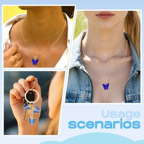 Birthday Christmas Gifts for Women Cute Butterfly Pendant Necklaces Gift for Daughter Granddaughter Friends in Saudi Arabia