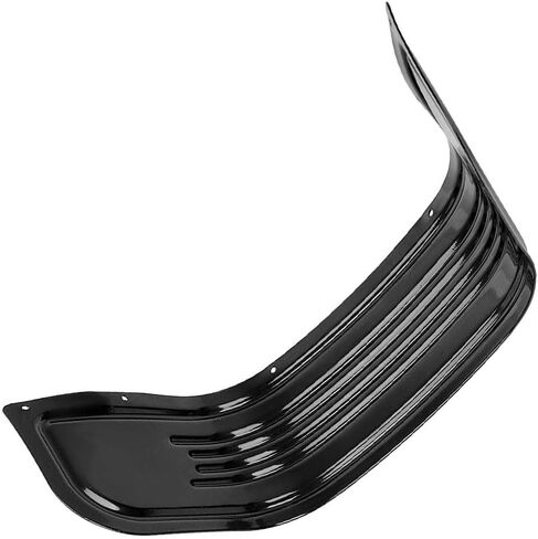 MACHSWON Front Fender Skirt Trim, Front Ribbed Fender Trim Skirt, 1980-2013 Compatible with Harley Touring Road King Electra Street Glide, Chrome Silver in Saudi Arabia