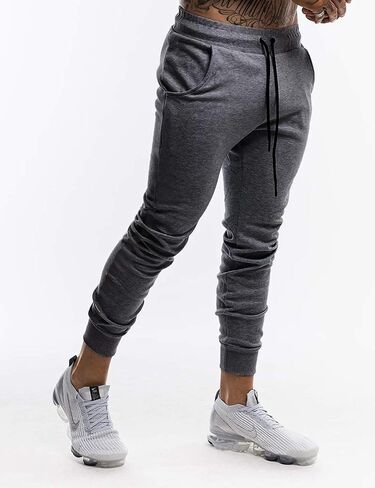 Men's Elastic Waist Drawstring Athletic Pants in Saudi Arabia