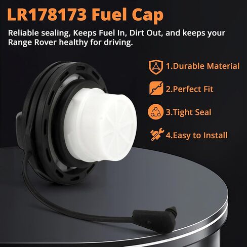 غطاء باب خزان الوقود بغطاء غاز LR178173 LR138720 لسيارة 2013-2024 Land Rover Range Rover Evoque Velar، من أجل Defender 90 110 130 Discovery Sport، استبدال # MGC939T، 202123475، LR062454 in Kuwait