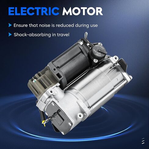 Air Suspension Compressor Pump Fit for 2002-2010 Audi A8, 2002-2003 Audi S8, Air Ride Compressor Pump with relay, Replace for 4E0616007B, 4E0 616 007B in Saudi Arabia