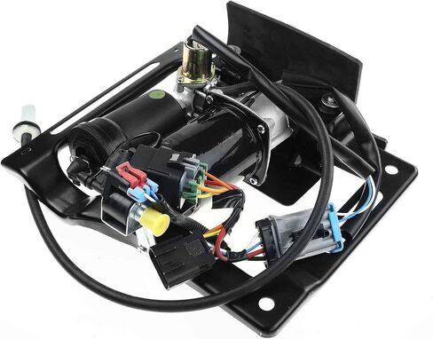 A-Premium Air Suspension Compressor with Bracket Compatible with Buick Rendezvous 2003-2007, V6 3.4L 3.5L 3.6L, Petrol, Replace# 88957250 in Saudi Arabia