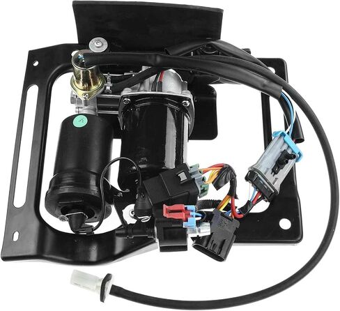A-Premium Air Suspension Compressor with Bracket Compatible with Buick Rendezvous 2003-2007, V6 3.4L 3.5L 3.6L, Petrol, Replace# 88957250 in Saudi Arabia
