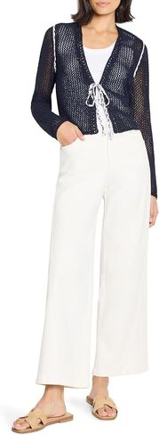 NIC+ZOE Women's Mesh Tie Cardigan in Saudi Arabia