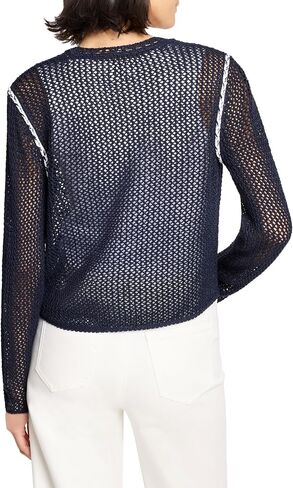 NIC+ZOE Women's Mesh Tie Cardigan in Saudi Arabia