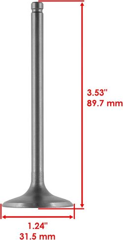 Caltric Intake and Exhaust Valve Compatible with Honda CRF230F 2003-2009 2012 2013 2014 2015-2017 2019 in Saudi Arabia