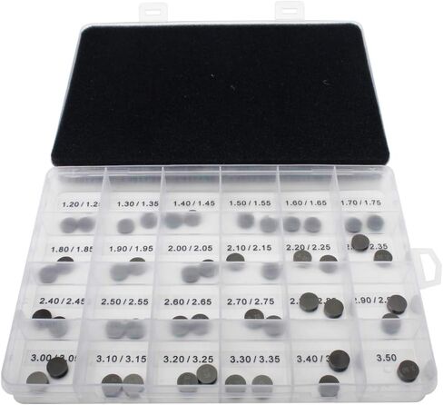 TOFR 9.48mm Valve Shims Kit (47pc) 1.20mm-3.50mm for Yamaha YZ250F YZ450F WR250F WR450F YZ WR 400 426 F FX TTR250 in Saudi Arabia