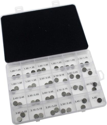 TOFR 9.48mm Valve Shims Kit (47pc) 1.20mm-3.50mm for Yamaha YZ250F YZ450F WR250F WR450F YZ WR 400 426 F FX TTR250 in Saudi Arabia